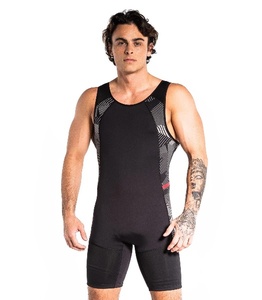 Vêtements de compétition et d'entraînement sportif pour hommes, combinaisons de lutte personnalisées en gros - Product Image 5