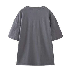 Camiseta de Manga Larga para Hombre TITAN TREAD WEAR, Talla Grande, Cuello Redondo, Estampado a Mano, Informal, de Algodón, Gris, con Diseño Estampado en la Parte Delantera - Product Image 2