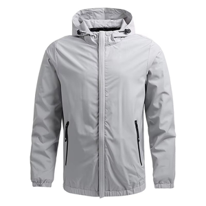 Chaqueta Cortavientos de Alta Calidad 2025, Chaquetas de Primavera y Otoño, Impermeables, para Exteriores, Chaqueta Softshell Personalizada para Hombre, Venta al Por Mayor - Product Image 1