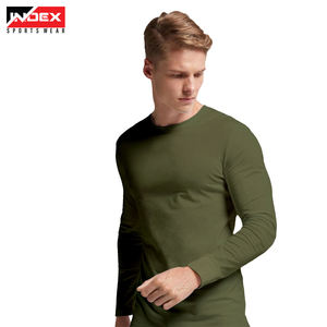 Index Men's Long Sleeve <b>Raglan</b> Henley <b>T</b>-<b>Shirt</b> Solid Color Quick Dry Slim Fit Casual Jersey Knitted Polyester V-Neck - Product Image 2