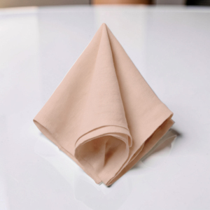 Ensemble de serviettes de table élégantes en coton uni, serviettes en tissu réutilisables pour les dîners formels et l'usage quotidien - Product Image 3