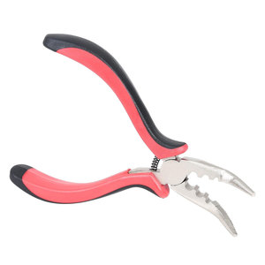 Pince à extensions de cheveux Black Pink Deluxe avec 3 trous, outil professionnel d'ouverture et de retrait de micro-anneaux nano, extensions de cheveux sans couture - Product Image 1