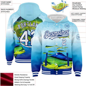 Sudadera Deportiva de Alta Calidad con Estampado por Sublimación, Nombre del Equipo Personalizado, 100% Algodón, Bolsillo, Tela Transpirable, Sudadera Deportiva para Hombre - Product Image 5