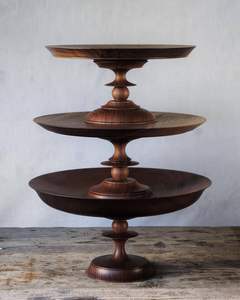 Elegante soporte de madera para exhibir postres en panaderías, cafeterías, mostradores, mesas de boda y en el hogar. - Product Image 5