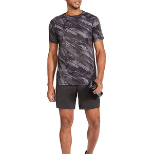 T-shirt personnalisé sur mesure pour homme grande taille, design par sublimation, col contrastant, prix compétitif - Product Image 4