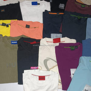 Lote de Ropa de Todas las Temporadas, Excedentes de Existencias, Camisetas de Manga Corta de Algodón para Hombre de Marca Popular, Modelo 01, Hecho en Bangladesh, Surtido - Product Image 1