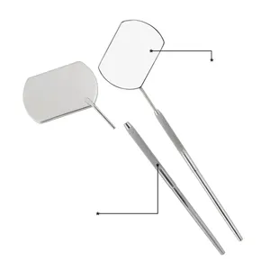 Miroir à cils en acier inoxydable durable, outil d'inspection pour salon de beauté, fonction étanche pour extension de cils professionnelle - Product Image 1