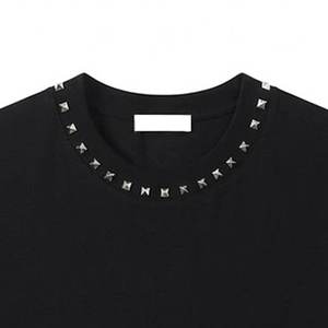 T-shirt surdimensionné personnalisé pour homme, style streetwear, dégradé, coton, coupe ample, vintage, effet délavé à l'acide - Product Image 3