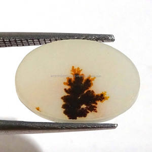 ควอตซ์เดนไดรติกทรงลูกแพร์ สีขาวธรรมชาติ เปลี่ยนสีได้ ขายส่งจากโรงงาน ขนาด 2x3มม.-13x19มม. RIDA CREATIONS Jewelry - Product Image 1