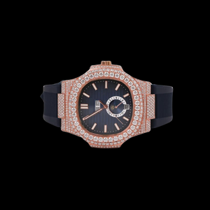 Montre mécanique pour homme en moissanite de qualité supérieure, style business tendance, étanche, en acier inoxydable, édition limitée - Product Image 1