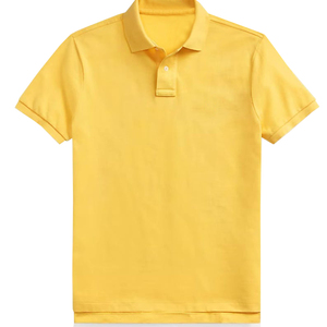 Polo homme tricoté en coton respirant de haute qualité, personnalisable avec logo, idéal pour le sport ou les affaires, à manches courtes et couleur unie. - Product Image 3