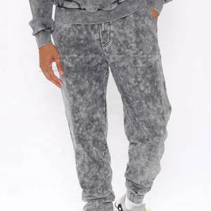 Conjunto Deportivo Casual para Hombre, Estilo Streetwear, Sudadera con Capucha y Pantalones, Lavado Ácido, Look Moderno - Product Image 5