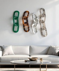 Escultura de Pared de Resina Premium, Decoración Artística, Tortuga Verde, Blanco Grisáceo, Decoración Moderna para el Hogar, Forma Irregular, Diseño Artístico - Product Image 1