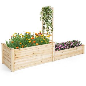Jardinera Elevada con Enrejado, Producto Elegante para Cercas y Puertas Exteriores - Product Image 1