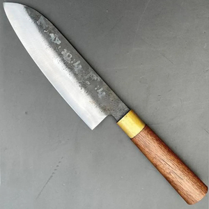 Couteau de Chef Burraq Personnalisé Fait Main en Acier Carbone, Lame de 8 Pouces, Manche en Bois, Épaisseur 3,0 mm, Entretien à Sec, NOUVEAU, Cadeau - Product Image 5