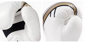 En gros, Mitaines de boxe et de kickboxing en cuir, noires et blanches, ventilées, pour l'entraînement et la cible - Product Image 5