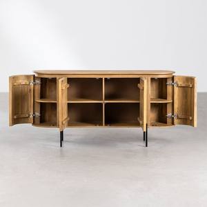 Buffet Vandana Grand Lyra 160x45 cm en bois de manguier Analis - Product Image 4