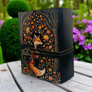 Diario de Tapa Dura de Cuero Creativo de 400 Páginas, Grimoire Hecho a Mano con Cerradura de Latón, Libro de Hechizos de las Sombras 8x6 - Product Image 5