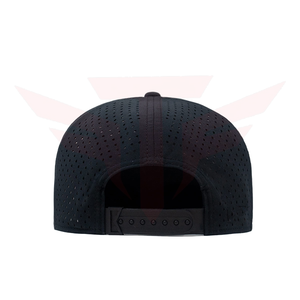 Casquette snapback noire à 6 panneaux, réglable, unisexe, décontractée, en toile de coton, pour adultes, toutes saisons - Product Image 4