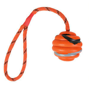 Pelota con cuerda con peso de caucho natural de 6 cm y 30 cm, juguete interactivo para mascotas - Product Image 2