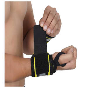Top Selling Hot Sale Unisex Neoprene Breathable Heavy Duty Wrist <b>Wraps</b> for Weight Lifting Powerlifting Gym Fitness OEM ODM - Product Image 6