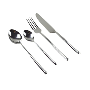 Classic Stainless Steel Flatware Set With <b>Mirror</b> Polish Sustainable Metal Cutlery Spoon Set for Home Weddings Giveaways - Product Image 3