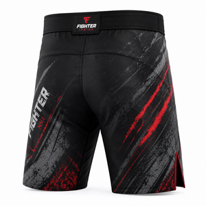 กางเกงชกมวย MMA สำหรับผู้ชาย ลายพิมพ์ซับลิเมชั่น สีดำแดง ลายหมาป่า ระบายเหงื่อได้ดี ยืดหยุ่นได้ เหมาะสำหรับการฝึกซ้อมระดับมืออาชีพ - Product Image 6