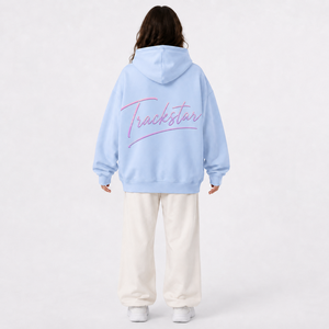 Survêtement polaire zippé personnalisé, hiver, épais, écologique, coupe oversize, anti-rétrécissement, décontracté, réversible, épaules tombantes - Product Image 2