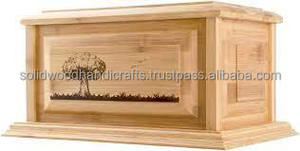 Urnes en bois professionnelles adultes de cendres humaines soutenant des urnes en bois personnalisées - Product Image 6