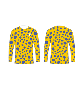 เสื้อยืดแขนยาวลายพรางสีฟ้าอมเขียวสำหรับผู้ชาย ลายอาร์ไกล์เพชร คอกลม เสื้อยืดลำลอง สตรีทแวร์ เสื้อสำหรับออกกำลังกาย - Product Image 4