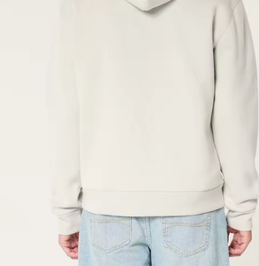 Sweat-shirt à capuche minimaliste personnalisé pour homme – Sweat-shirt en molleton de coton mélangé de qualité supérieure - Product Image 4