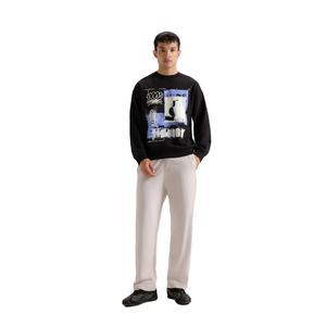 Sudadera Casual de Invierno Unisex, 100% Algodón, con Estampado de Serigrafía Personalizado OEM, Talla Grande, Transpirable, Venta al Por Mayor - Product Image 1