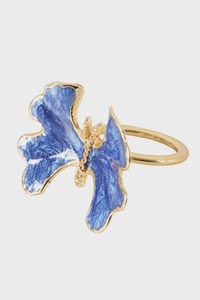 Anillo de Servilleta de Metal Azul con Forma de Mariposa para Decoración de Fiestas en Casa, Elegante Decoración de Mesa de Comedor e Idea de Regalo de la India - Product Image 2