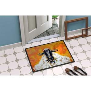 Nouveau paillasson de mouton en laine de pêche antidérapant lavable à poils bas 18H X 27W tapis d'entrée intérieur extérieur pour porte d'entrée - Product Image 4