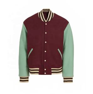 Chaqueta Universitaria de Alta Calidad, Chaqueta Varsity de Lana, Bordado Chenille Personalizado, Chaqueta de Lana de Invierno para Hombre, Venta al Por Mayor - Product Image 1