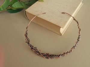 Stylish <b>Copper</b> Necklace for Girls and Women Lightweight Design Comfortable for Everyday Fashion Use - Product Image 4
