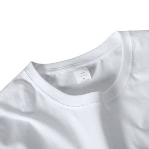 T-shirt pour femme en coton 100% rose, col rond, manches courtes, coupe classique, jersey décontracté, respirant, pour le printemps et l'été, OEM ODM - Product Image 2
