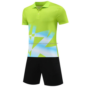 Ensemble d'uniformes de football unisexe jaunes pour équipe - Product Image 6