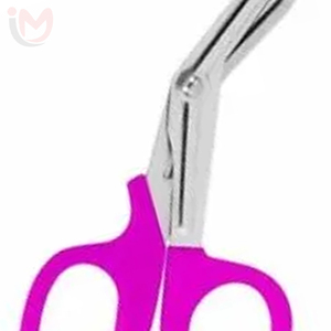 Tijeras Quirúrgicas de Acero Inoxidable con Mango Rosa, Instrumento Manual para Uso Médico, Reutilizables - Product Image 5