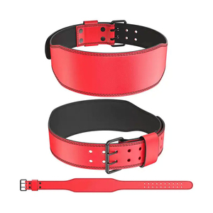 Ceinture de musculation en cuir véritable pour adultes avec boucle à crochet robuste et fonction respirante – Vente en gros - Product Image 5