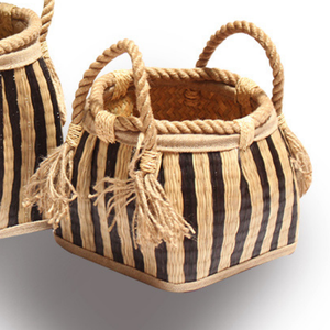 Factory Custom Different Size Made In Vietnam Hyacinth <b>Basket</b> Water Hyacinth Garden Supplies From Vietnamese Factory - Product Image 3