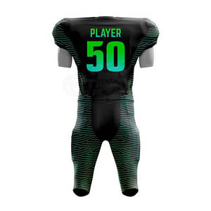 Uniforme de football américain professionnel personnalisé respirant grande taille pour hommes été - Product Image 6