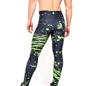 <b>Men</b> Wholesale Gym Sports Wear <b>Men's</b> <b>Compression</b> Pants Gym Leggings Workout Fitness Running Custom Sizes And Design - Product Image 2