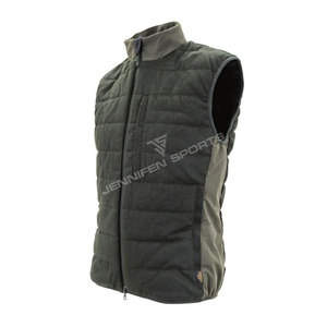 Gilet Homme Rétro de Chasse et Sport en Plein Air, Sans Manches, 100% Laine Rembourrée, Personnalisé, avec Fermeture Éclair Volante, Coupe-Vent - Product Image 2
