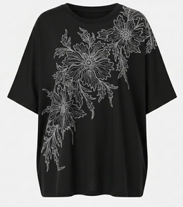 Camiseta holgada para mujer, sublimación, camisetas personalizadas de alta calidad - Product Image 1