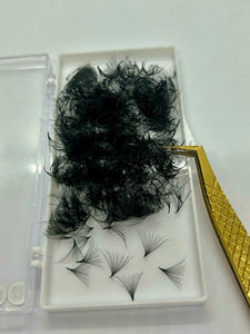 Extensions de cils pré-fabriquées Promade 0.03/0.07 à base pointue, tiges longues et courtes, longueur 8-25mm, volume facile à poser - Product Image 3