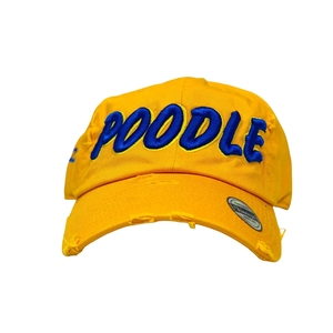 หมวกแก๊ปปักลาย Gold Sigma Gamma Rho Poodle สำหรับชมรมหญิงชาวกรีก ปรับขนาดได้ เหมาะสำหรับผู้หญิง สวมใส่สบายๆ ในมหาวิทยาลัย รับผลิตตามสั่ง ขายส่ง - Product Image 1