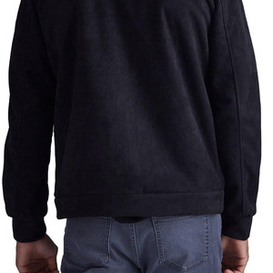 OEM Wholesale Manufacturer Custom Men's Premium Solid Color Bomber <b>Jacket</b> Casual <b>Zip</b>-<b>Up</b> <b>Jacket</b> For Men - Product Image 3
