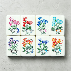 Ensemble de Mahjong de Luxe <span class=keywords><strong>Panda</strong></span> Cartoon 160 Pièces avec Boîte Magnétique Personnalisée, Cartes de Règles et Motifs Traditionnels Chinois Riches, Portable pour Fêtes et Vacances - Product Image 4