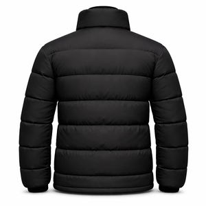 Blouson Bomber Unisexe en Polyester Mat Nylon Imperméable et Coupe-Vent de Haute Qualité 300 Grammes avec Logo Imprimé Personnalisé et Panneau Matelassé - Product Image 3